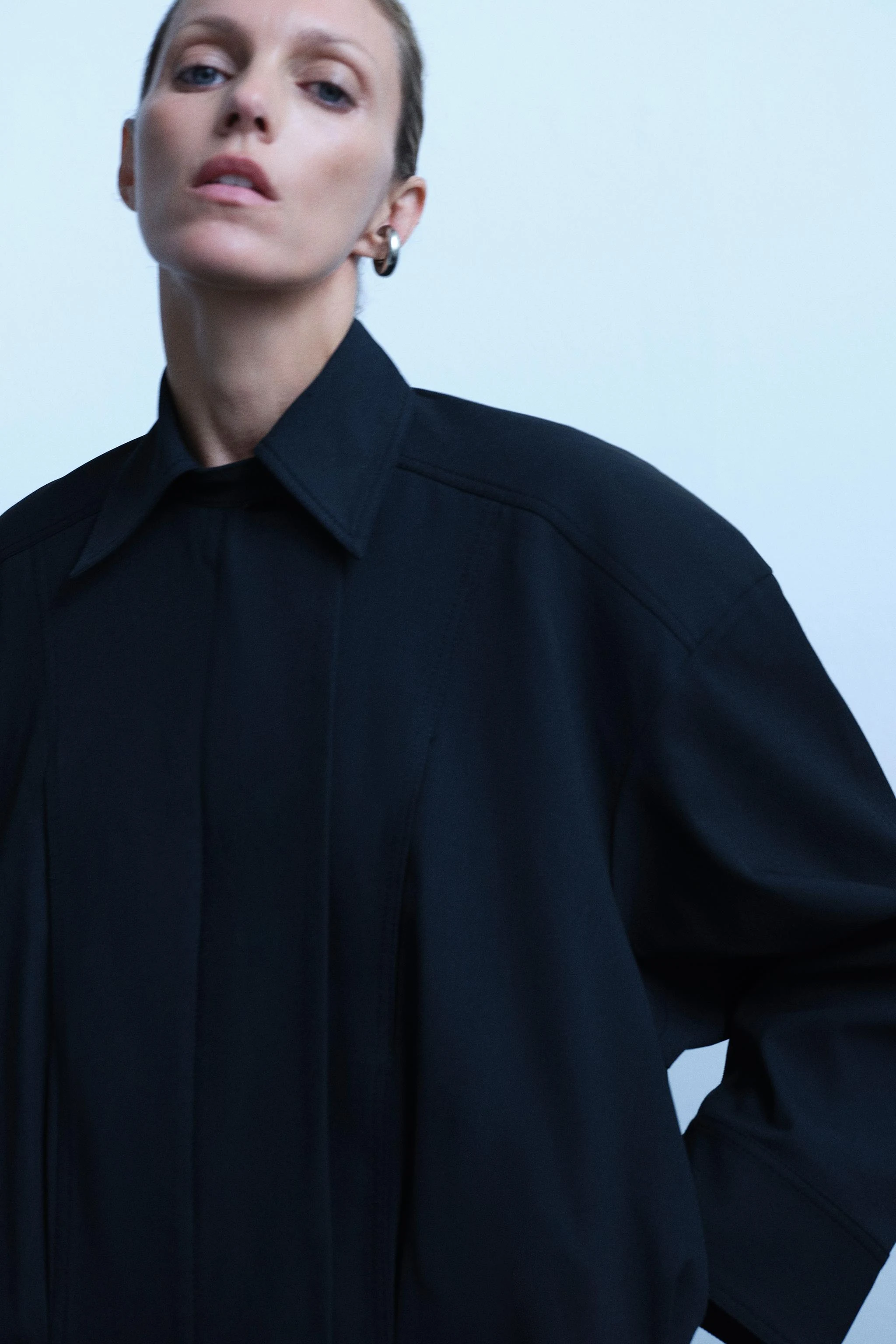 Бомбер ZW Collection — Тёмно-синий — фото 2