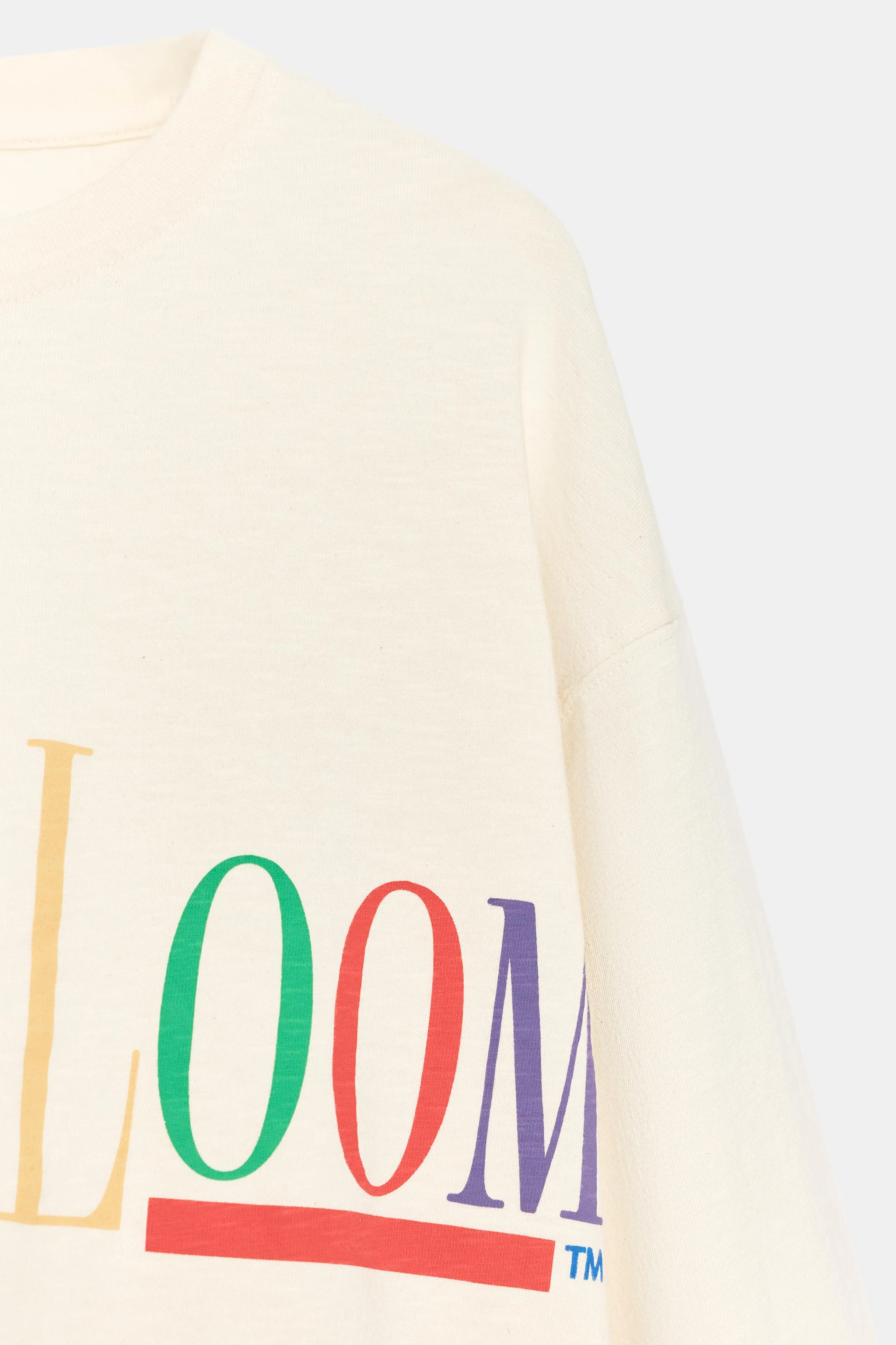 Футболка с длинными рукавами Fruit of the Loom™ — Экрю — фото 5