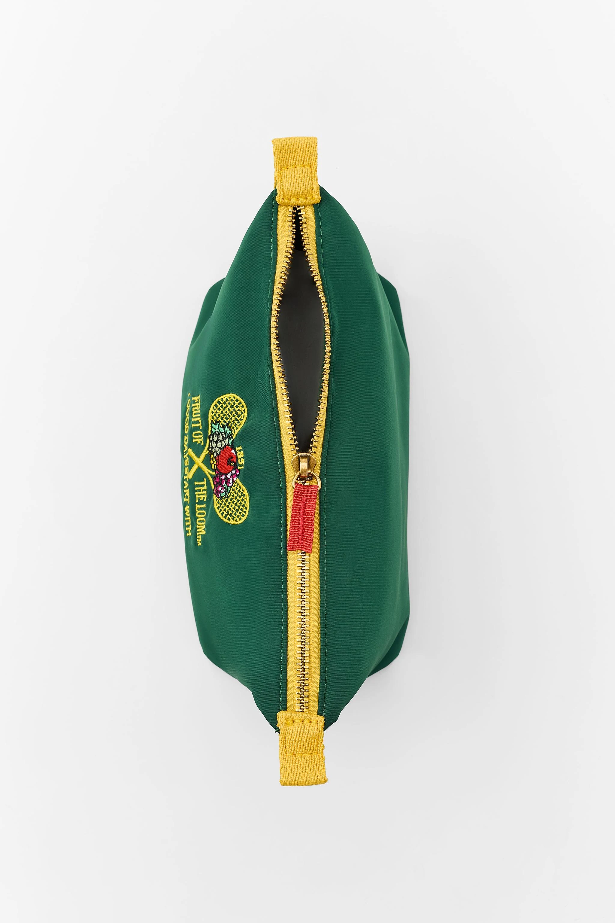Нейлоновая косметичка с вышивкой Fruit of the Loom™ — Зелёный — фото 4