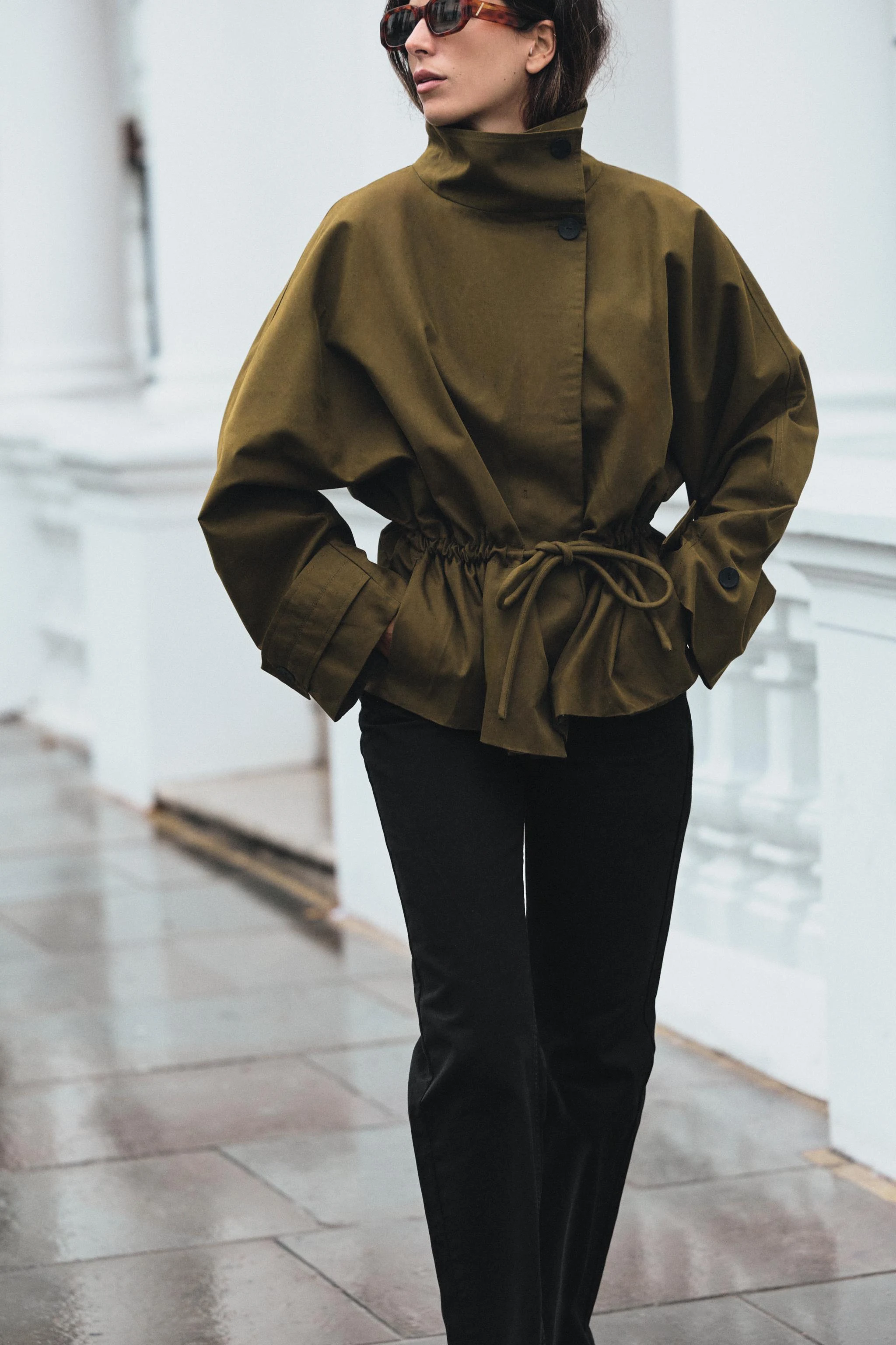 Парка оверсайз ZW Collection — Оливково-зелёный