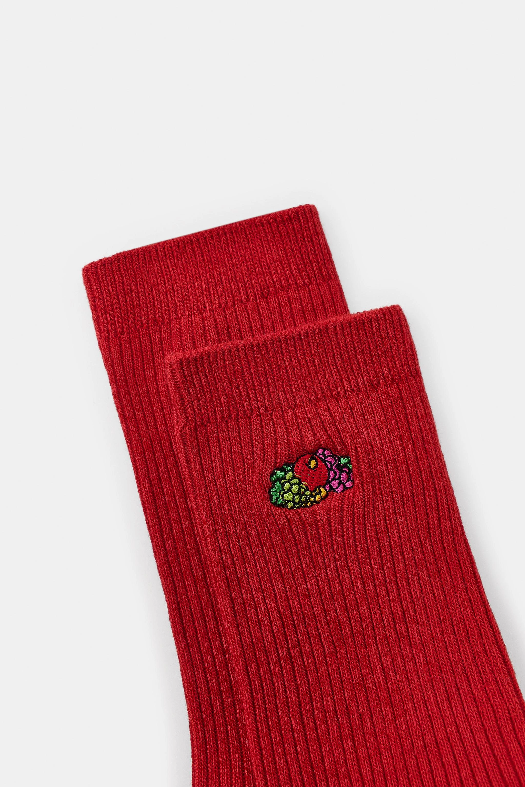 Носки с полосками и вышивкой Fruit of the Loom™, 2 пары — Разноцветный — фото 2