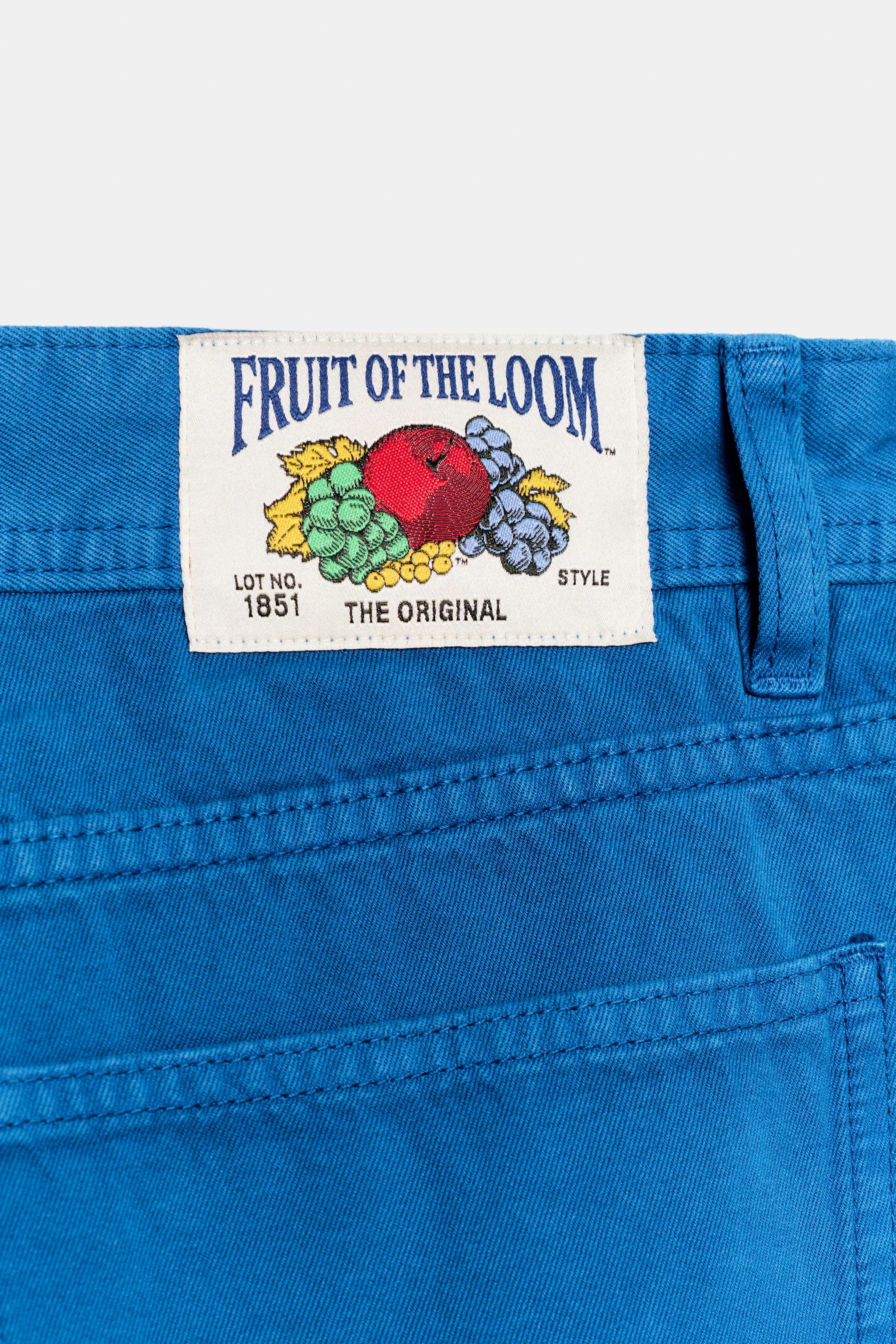 Прямые джинсы с низкой посадкой Fruit of the Loom™ — Голубоватый — фото 6