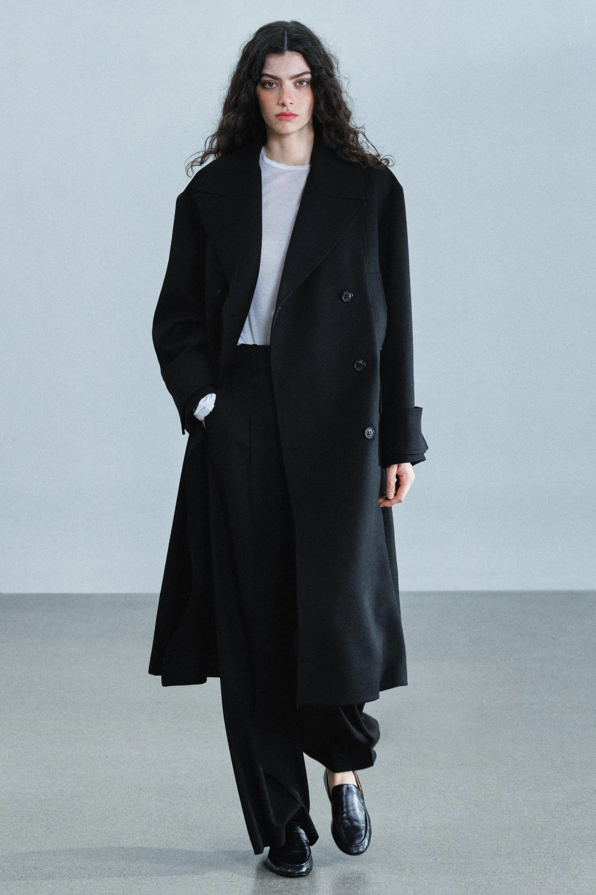 Широкие брюки ZW COLLECTION — Чёрный