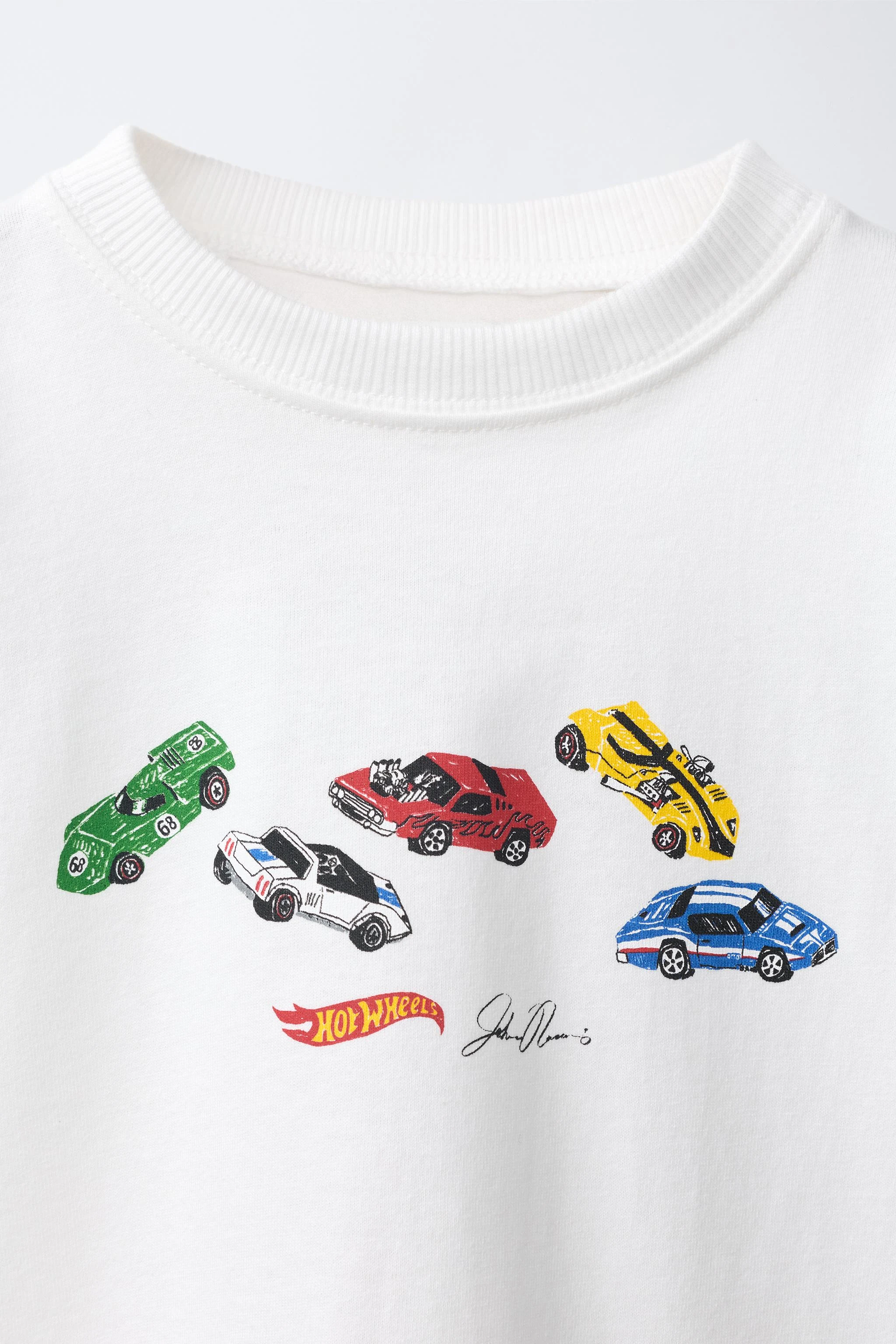 Футболка с принтом HOT WHEELS™ MATTEL — Белый — фото 3